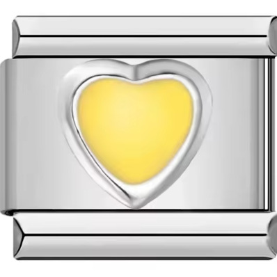 AliExpress Venta caliente DIY9mm módulo pulsera amor corazón doble melocotón corazón joya serie de costura de acero inoxidable pulsera de una sola pieza