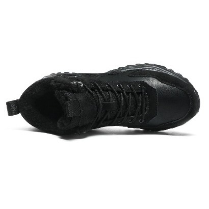 Zapatos de nieve transfronterizos para hombres con terciopelo grueso impermeable calentamiento y protección laboral ligero antideslizante, anti-desgaste, protección de seguridad anti-punción