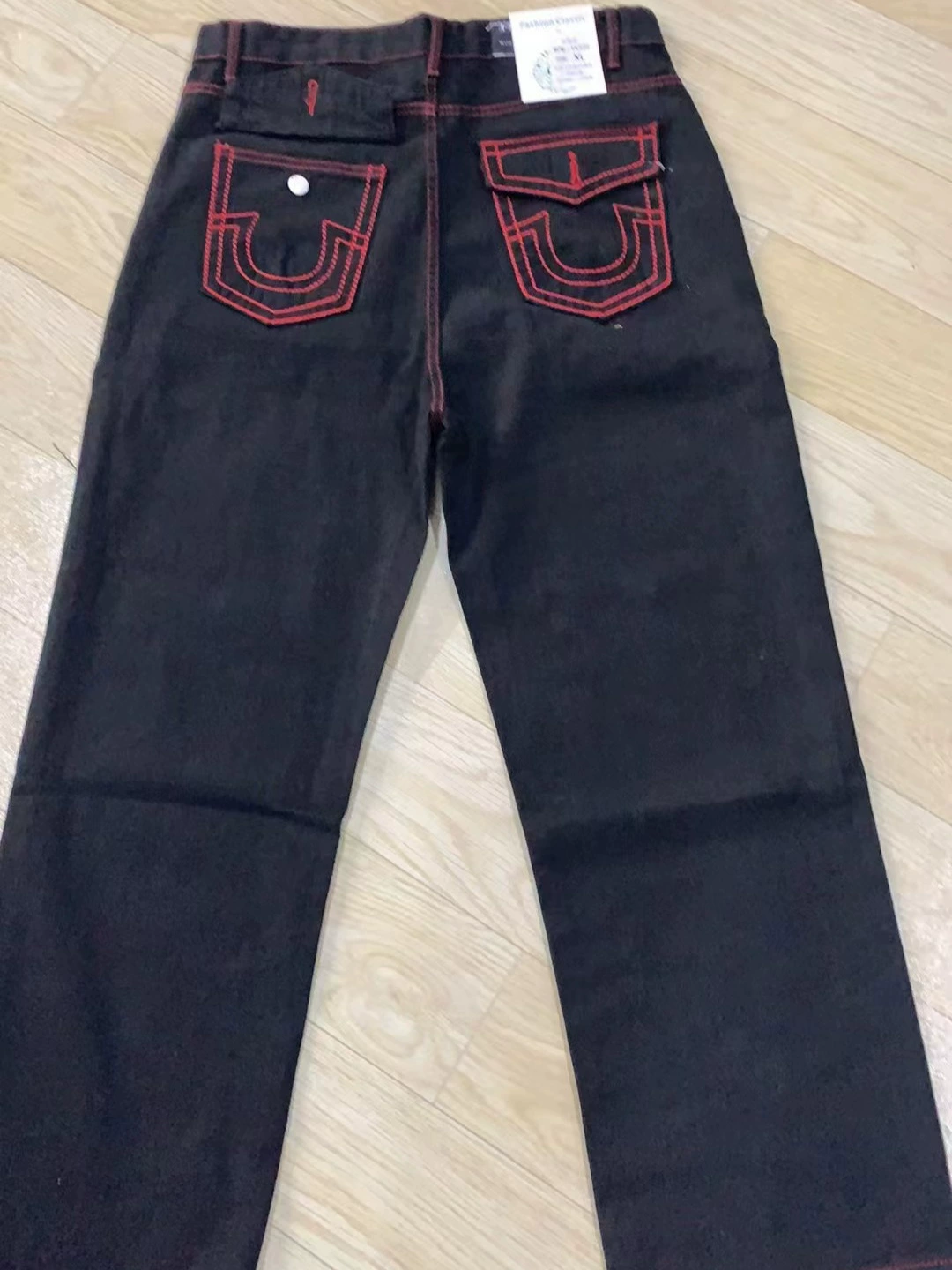 Джинсы True Religion Super T, низкая посадка, клёш bootcut, Y2K 90‑е, синие