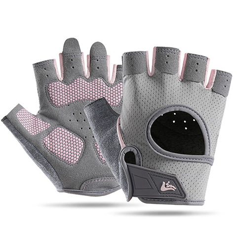 Amazon transfronterizo nuevo guante deportivo de fitness medio dedo ciclismo amortiguador anti-desgaste transpirable anti-deslizante guante anticapullo