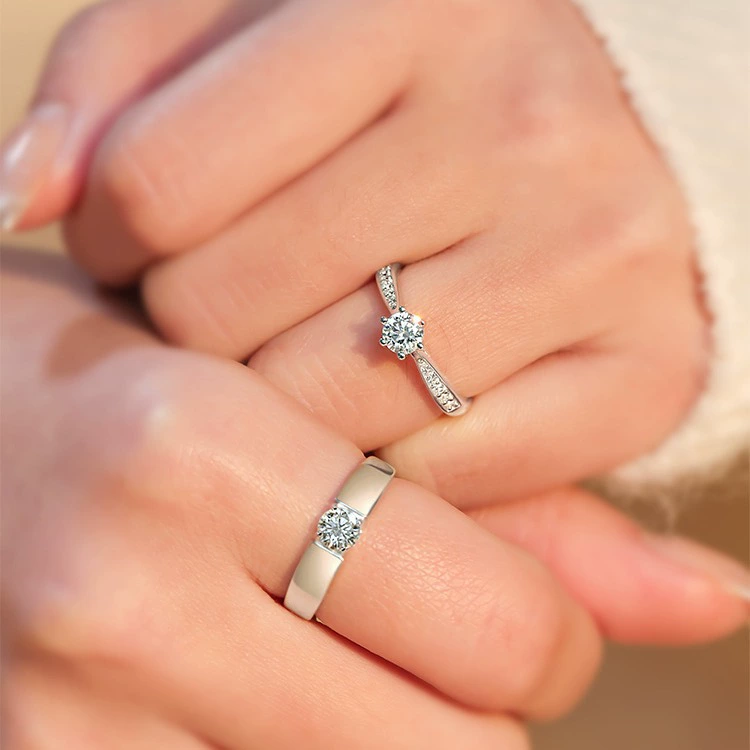 Adjustable wedding ring, city style, for beloved