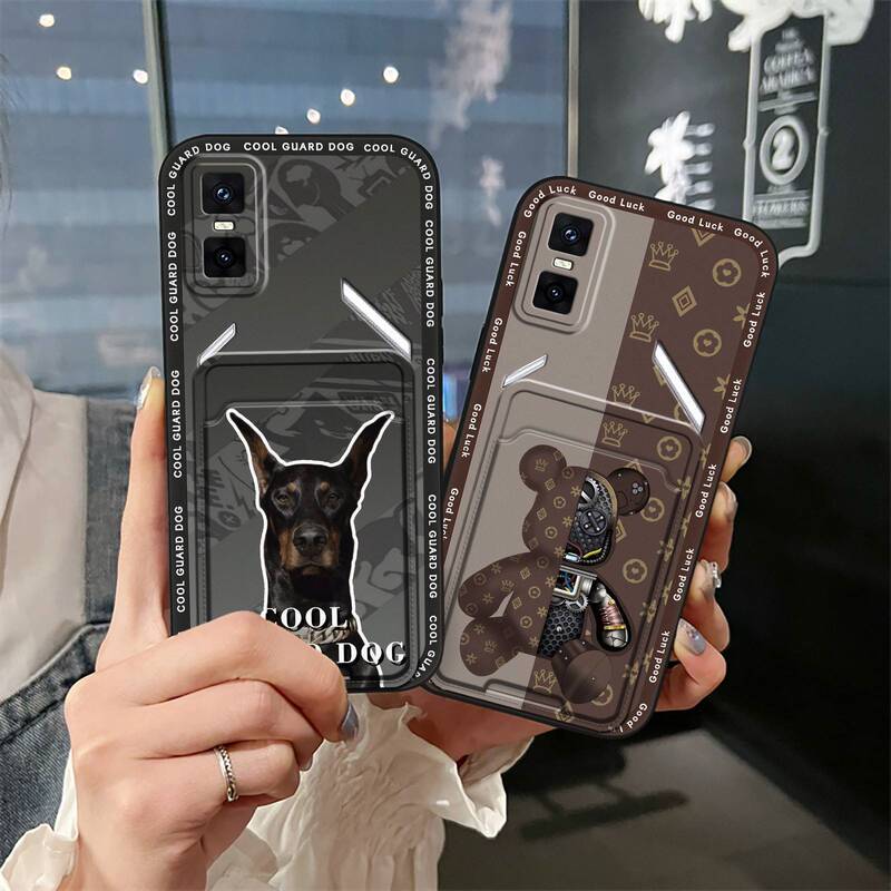 Suitable for Infinix Gt 30 Pro/X6873 Mobile Phone Case, Trendyy Men's and Women's Card Holder, Cartoon Funny Silicone