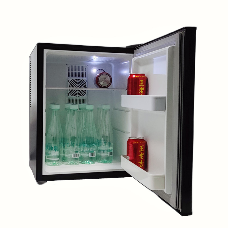 Venta al por mayor 110vBC-30C habitación de hotel pequeño refrigerador semiconductor congelador puerta de vidrio fresco-mantenimiento muestra gabinete con cerradura