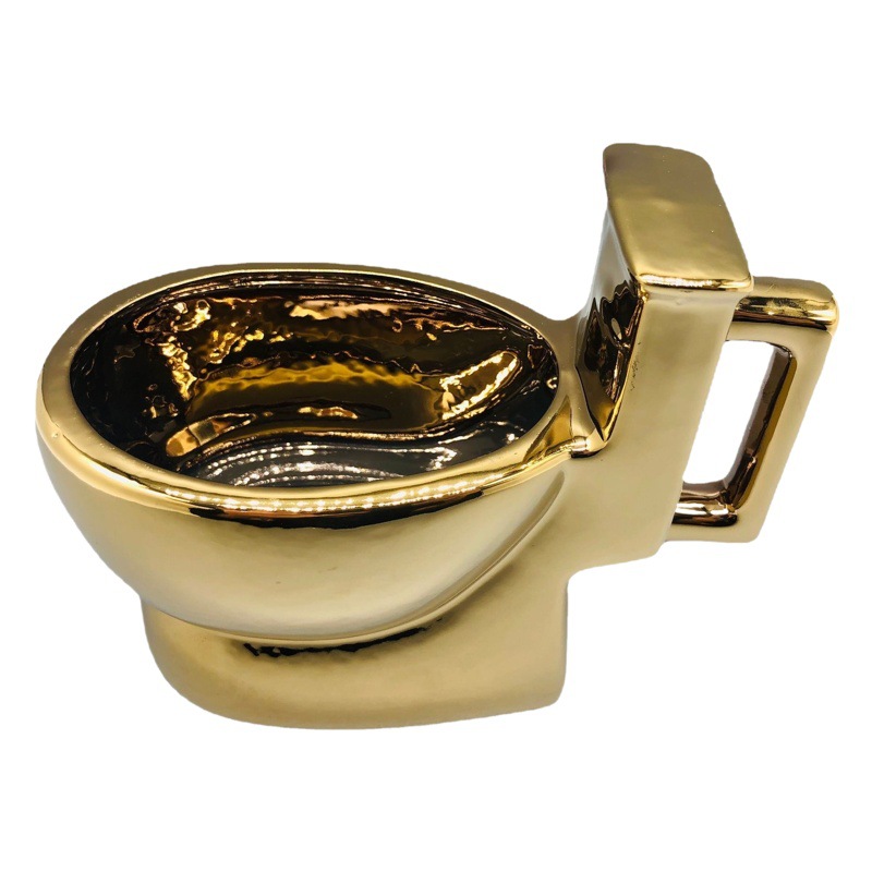 Parodia taza del inodoro creativo de gran capacidad tridimensional caca taza del inodoro Día DE LOS Inocentes