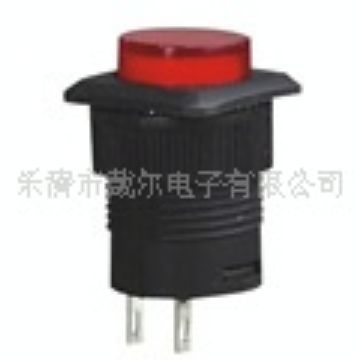 乐清戴尔电子专业生产供应按钮开关红色按钮R16-504A