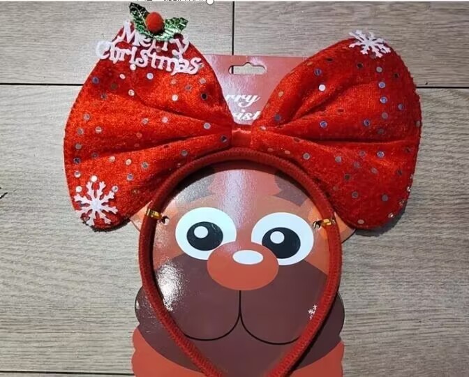 クリスマスフォレストスタイルの女性用鹿の角ヘッドバンド、サンタクロースのヘアピン、ヘッドバンド、ホリデードレスアップギフト、ヘッドバンド、ヘアアクセサリー、ヘッドバンド|undefined