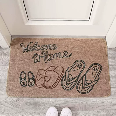 Avtomobil döşəmə paspasları – Wear-resistant Washable Door Mat - linen-slippers-4060cm