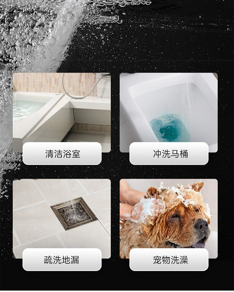Hotel all-copper shower head, cross-border shower head set, hotel bathroom rain booster nozzle undefined