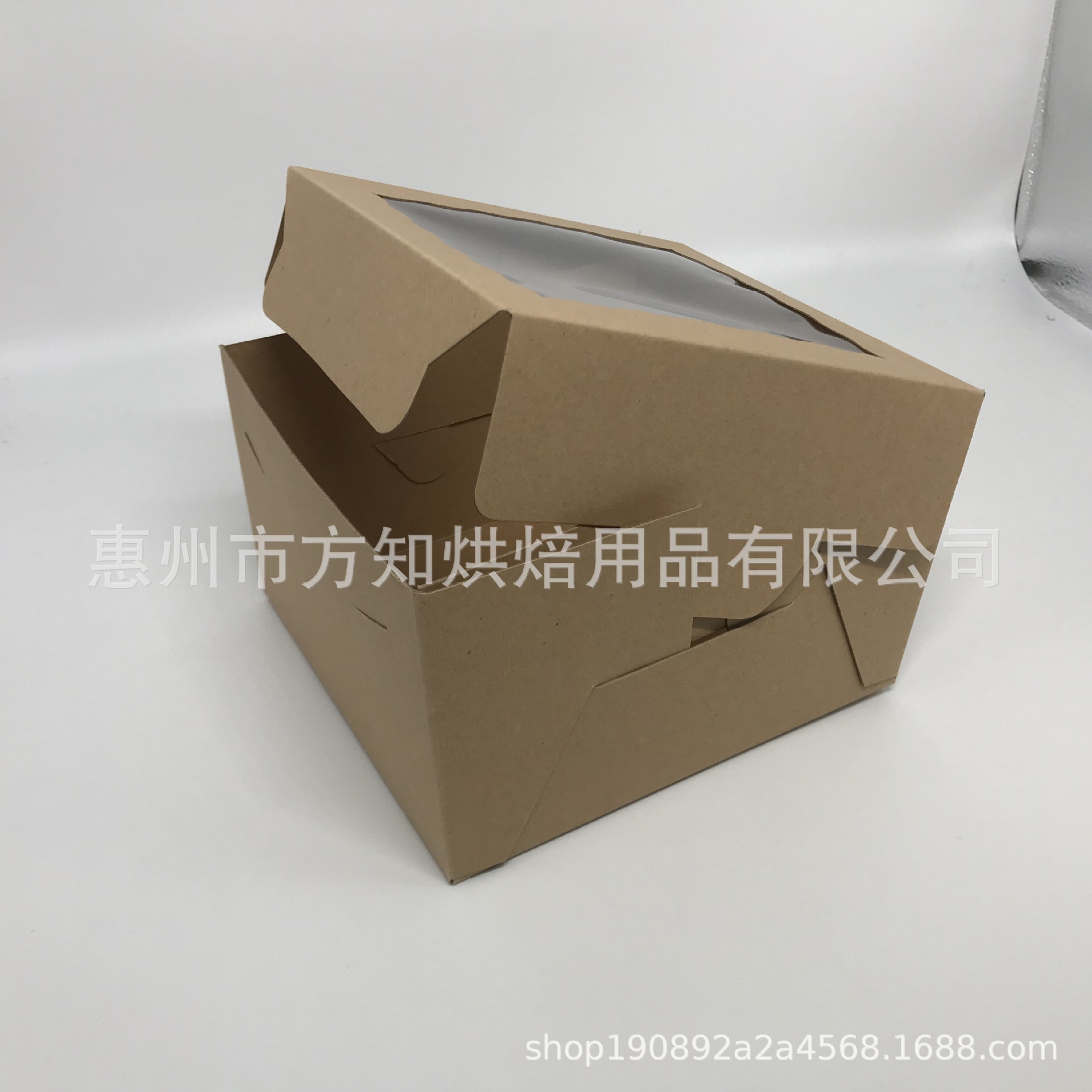 新款蛋糕包装盒批发 8/10/12寸高质量牛皮纸西点包装盒 烘焙现货