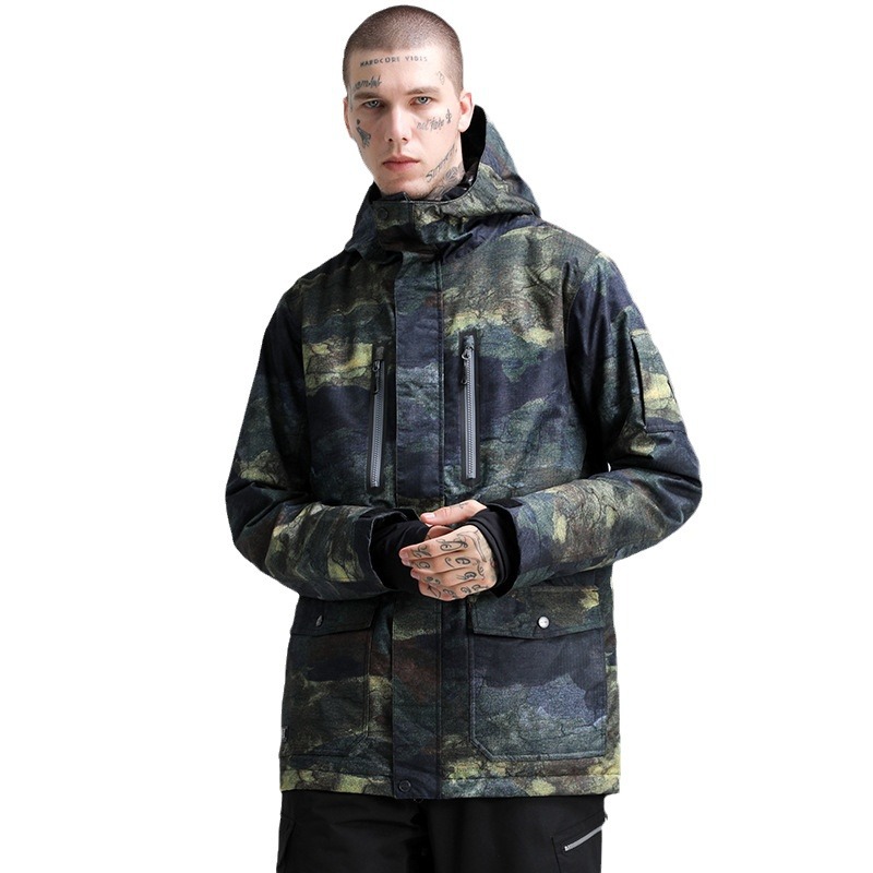 Snowwear erkek ceket rüzgar geçirmez su geçirmez sıcak kalın kar tulumu açık hava snowcountry çift tahta snowboard ceketi_voghion.com