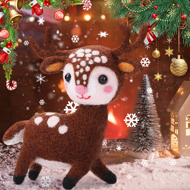 크리스마스 사슴, 영어 설명서 + 영어 비디오 튜토리얼