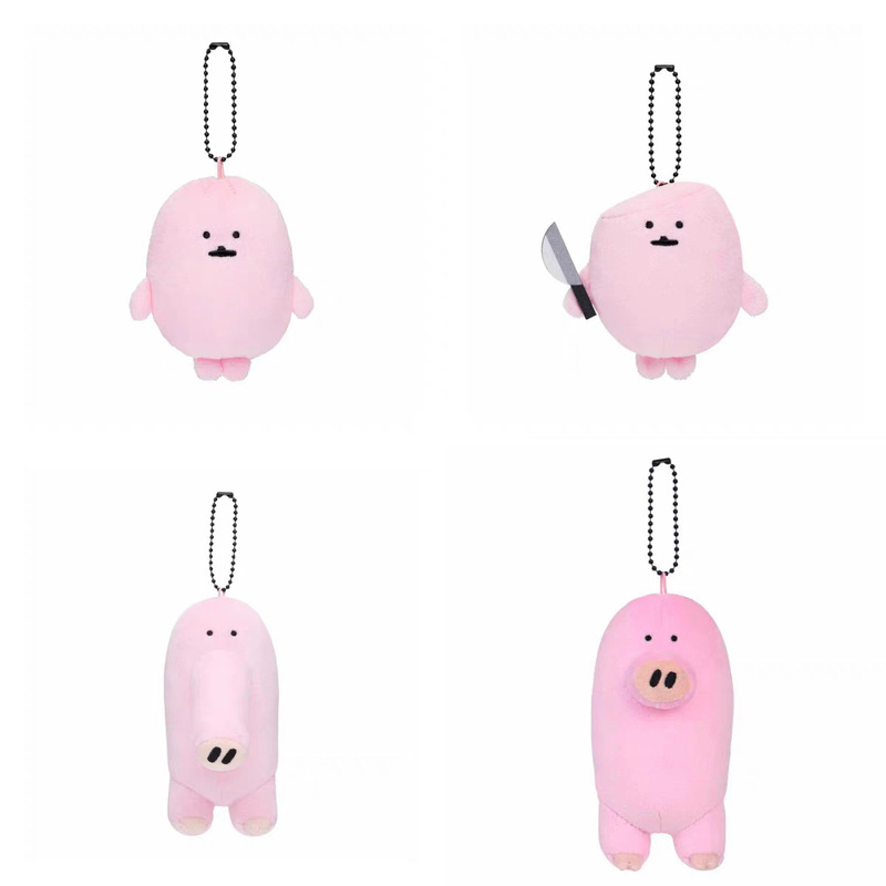 かわいい自嘲熊豚蹄魚腸ぬいぐるみストラップ日系人気アニメ人形ストラッププレゼント萌え|undefined