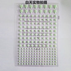 Luminous five-pointed star three-dimensional wall stickers bubble cotton luminous stickers decorative bedroom children's room stickers fluorescent dot stickers