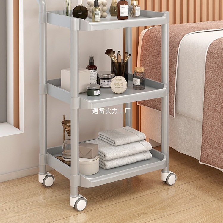 carro de belleza, carro de herramientas, carro de herramientas de belleza, carro de bordado de dos capas.