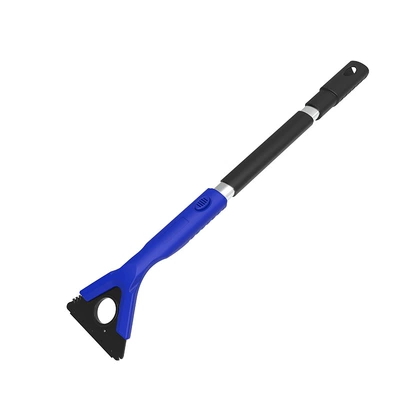 Emergency Tool, De-Icing Snow Scraper, Kempinq və səyahət - extended-small-snow-shovel-blue-rotatable-multi-function-shovel-head