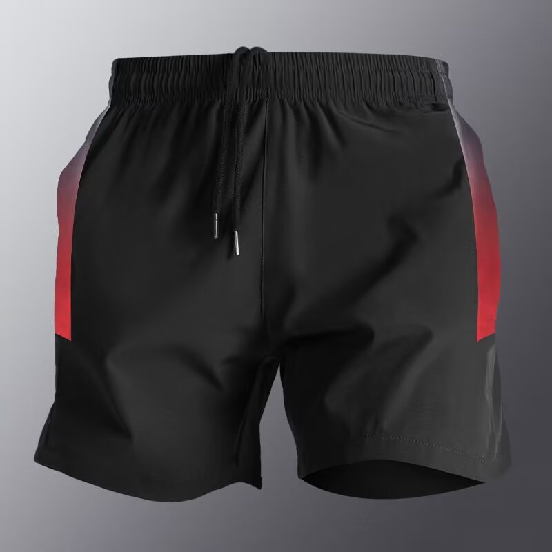 Pantalones cortos deportivos para hombres hielo rápido secado verano delgado acondicionamiento físico suelto pantalones de fútbol casuales de cinco puntos pantalones de entrenamiento especiales para correr