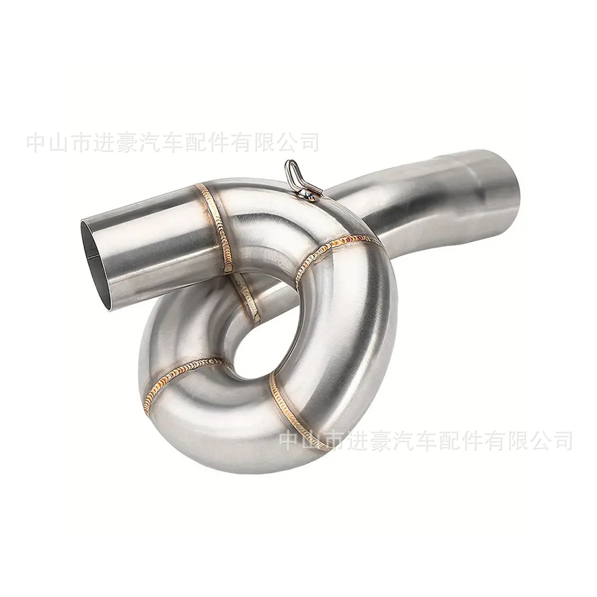 Motorcycle Exhaust Pipe Modification for Kawasaki Zx6R Stainless Steel Mid-Section Link Pipe, Large Displacement, Non-Destructive Installation