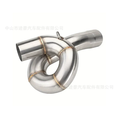 Motorcycle Exhaust Pipe Modification for Kawasaki Zx6R Stainless Steel Mid-Section Link Pipe, Large Displacement, Non-Destructive Installation (Motorcycle exhaust pipe) - kawasaki-zx6r-swing-middle-section-09-21