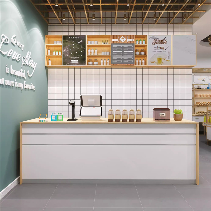 Cashier Front Desk Reception Desk Bar Shop Small Milk Tea Shop Beauty Salon Counter Supermarket Fruit Shop Simple