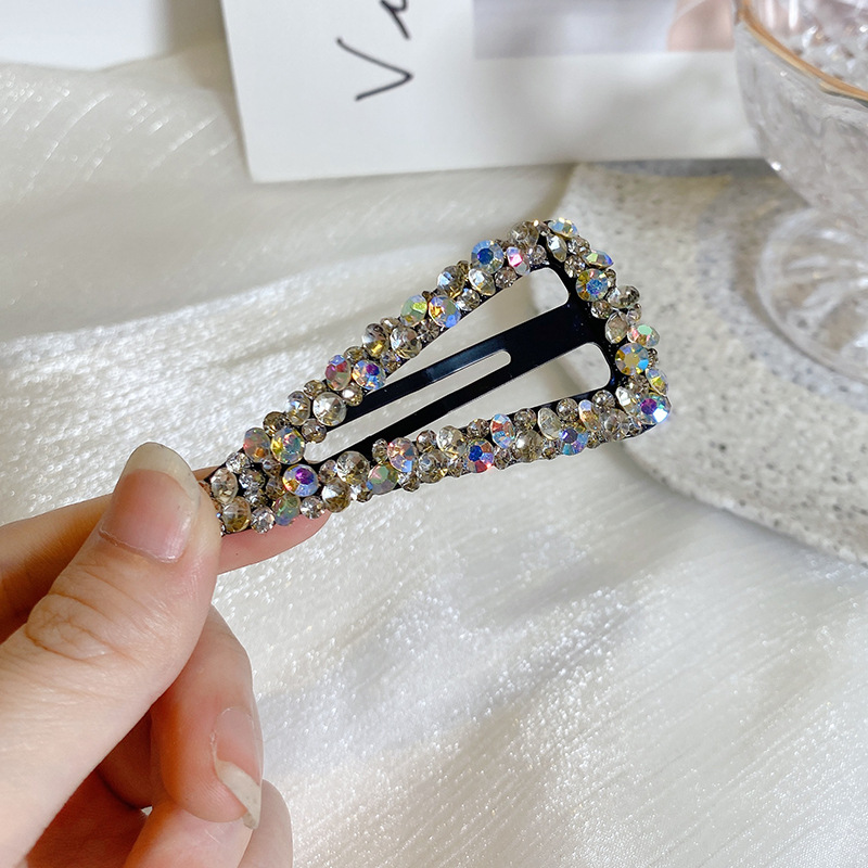 Glitzernde Strass Haarspangen Und Snap Clips Für Elegante Styles_voghion.com