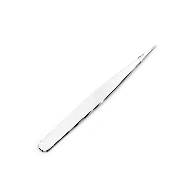 厂家供应不锈钢镊子直镊子 手表手机美容美甲工具普通镊子