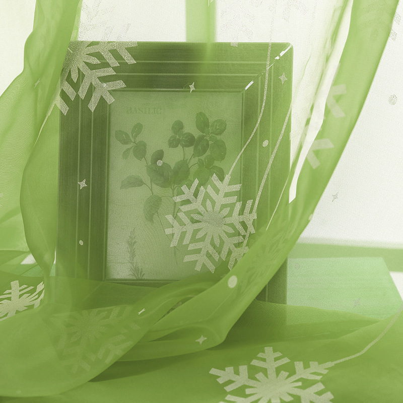 Navidad cortina de balcón opaco aislamiento solar protección solar cortina puente Shaoxing Ke comercio exterior transfronterizo amazónico