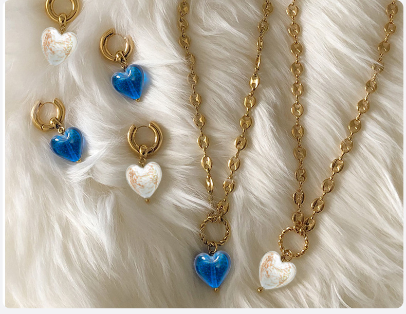 12*12mm, 20*20mm Jewelry Making Size 20 PCS/Package 12*12mm 20*20mm Glass Heart Shape Beads