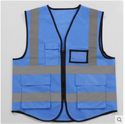 chaleco reflectante chaleco de construcción fluorescente sanitario trabajador construcción de seguridad nocturna ropa chaqueta de viaje nocturno fijo