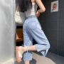直筒夏季新款春夏牛仔裤