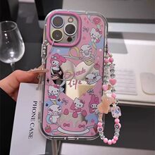 蛋糕kt美乐蒂适用iPhone17苹果16镜面手机壳14/15ProMax/小米华为