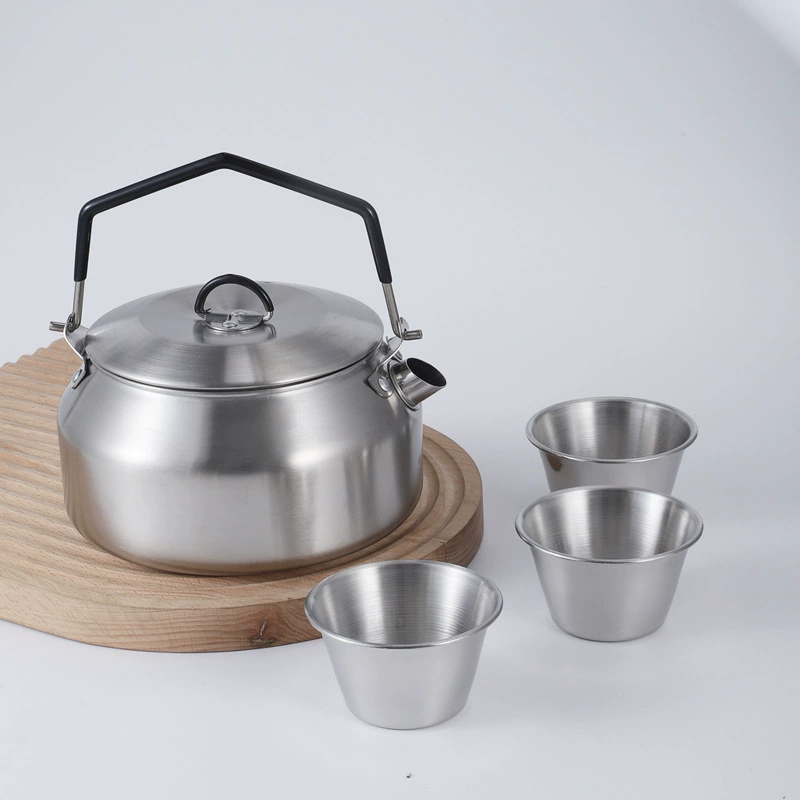 Travel handheld universal storage system stainless steel for camping, set