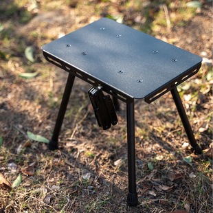 Tactical Pony Stool Double-use Table Leg Lifting Outdoor Camping Lightweight Small Stool Coffee Table Portable Fishing Folding