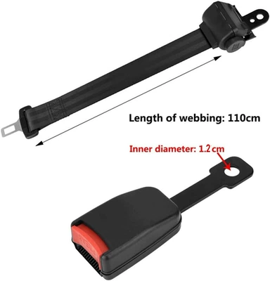Car seat belt Belt Forklift Sightseeing Car - semi-closed-retractors16-base
