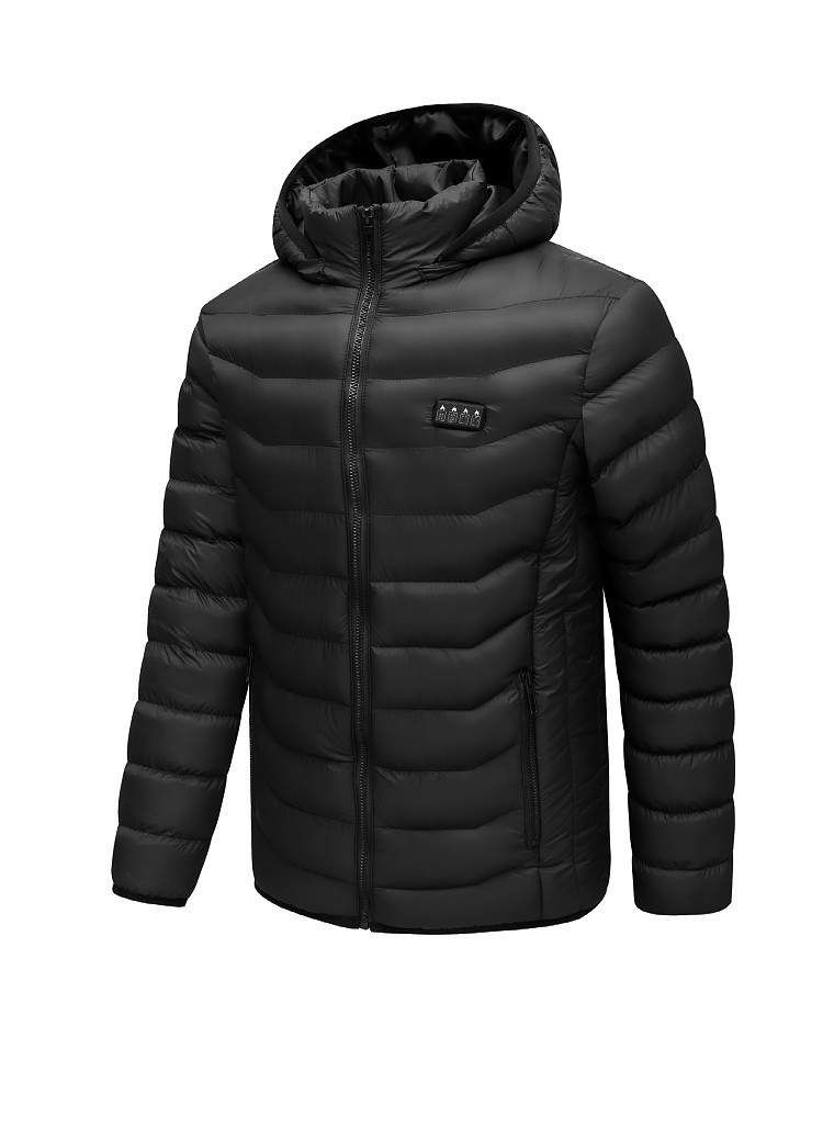 Men's Winter Electric Heated Coat With Usb And Four-zone Control_voghion.com