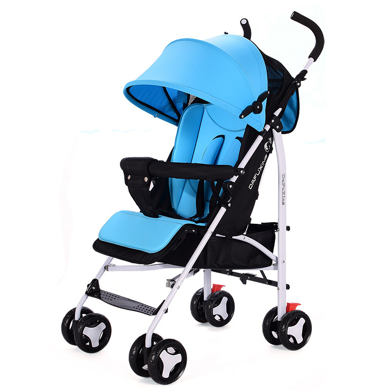 Cochecito para bebé, tipo paraguas, se puede sentar y acostar, plegable, ultraligero, cochecito para niños BB, andador para bebé, cubrepiés cálidos al por mayor