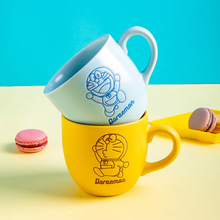 哆啦a梦马克杯水杯陶瓷杯牛奶咖啡杯卡通杯情侣杯高颜值可爱创意
