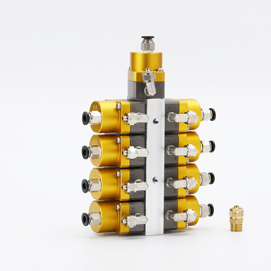 自动换漆涂料换色阀 混合多色涂料切换阀开关 飞吻涂装设备厂家