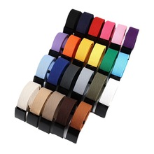 厂家批发LOGO帆布涤棉织带休闲百搭腰带皮带裤子学生配饰