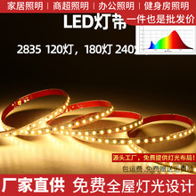 led灯带低压自粘灯条家装嵌入式吸顶2835全光谱吊顶高显指线形灯