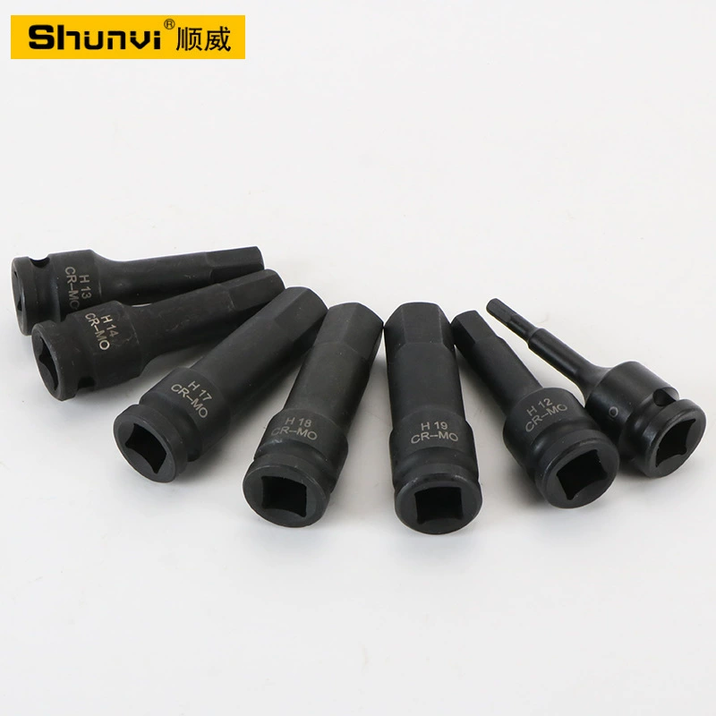 1/2 Pneumatic inner hexagonal sleeve wind cannon batch head conjoined header of the head of the wind inner hexagonal rotation inner hexagonal artillery cannon