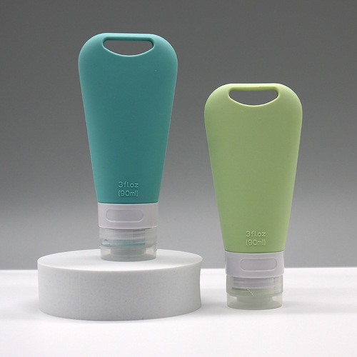 Creative silicone partition bottle travel bottle set bottle storage shampoo silicone bottle squeeze bottle Amazon silicone supply