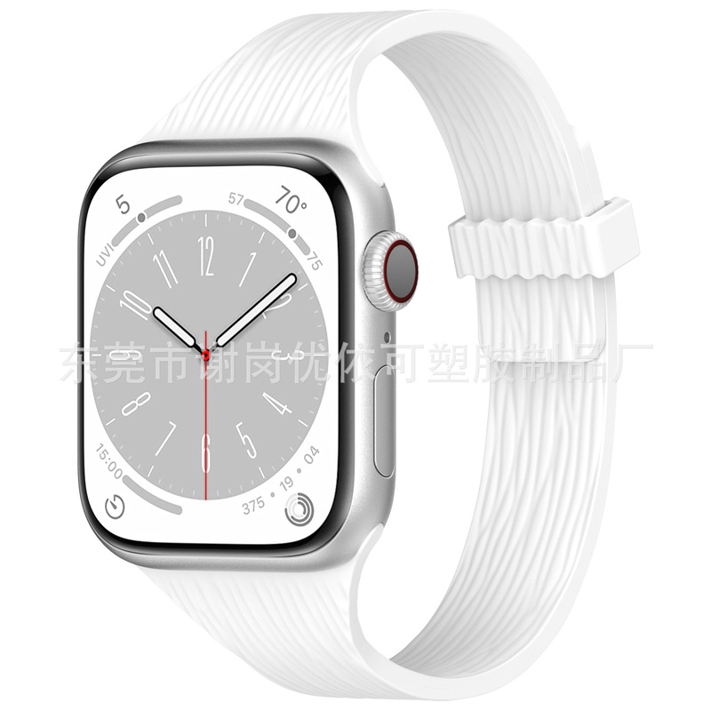 现货适用Apple Watch表带批发水木纹小蛮腰全系通用苹果磁吸表带|undefined