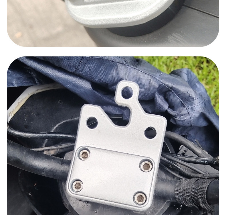 Suitable for Niu N1/Ngt/Niu N7 Handlebar Clamp Aluminum Alloy Upper and Lower Cover Handlebar Modification Parts