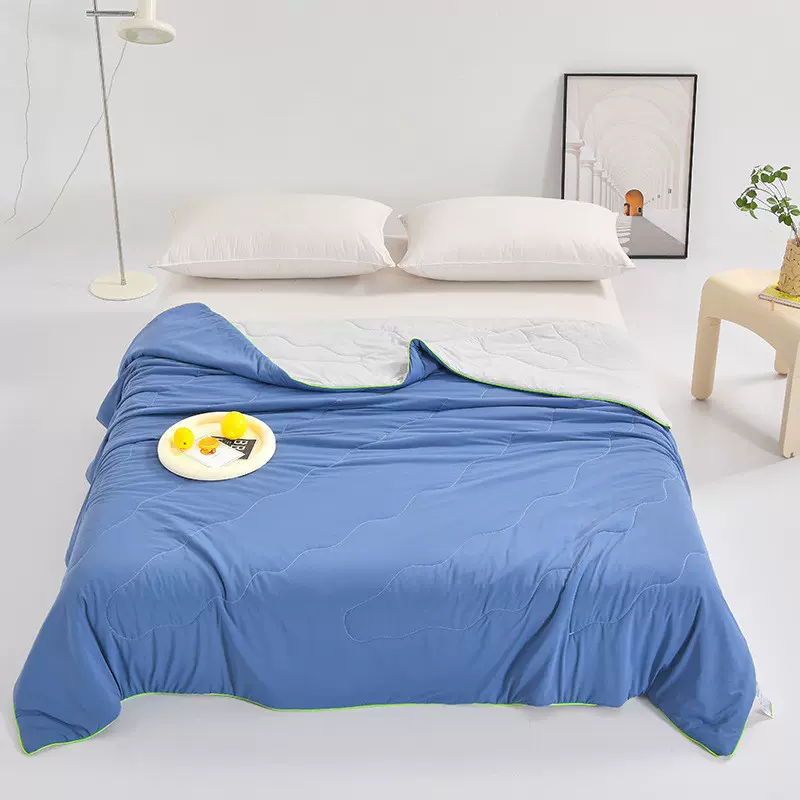 【加工定制】新款A类母婴级凉感丝夏凉被外贸呱呱被锦氨纶夏凉被
