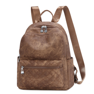 Simple Backpack Women's 2024 Summer New Fashionable Large Capacity Travel Backpack College Style Casual Student Schoolbag