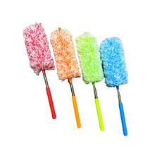 亚马逊热卖可伸缩静电除尘掸超细纤维可弯曲灰尘扫家用清洁鸡毛掸