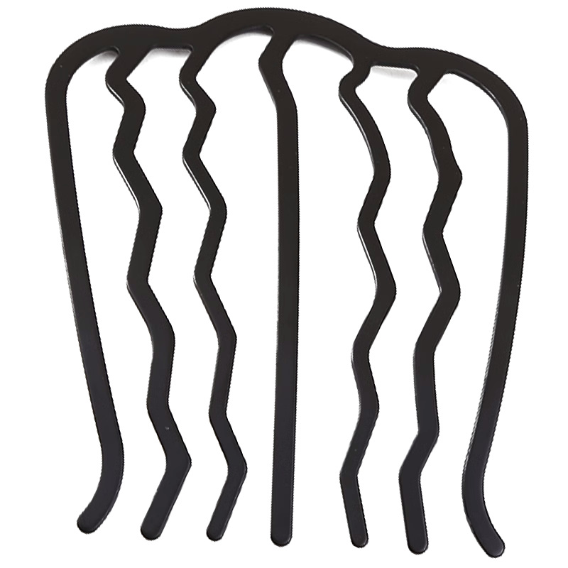 Peine de inserción de artefacto para el cabello con cabeza de bola fija, horquilla para mujer, horquilla al revés, horquilla en forma de U, nuevo peine para el cabello 2025