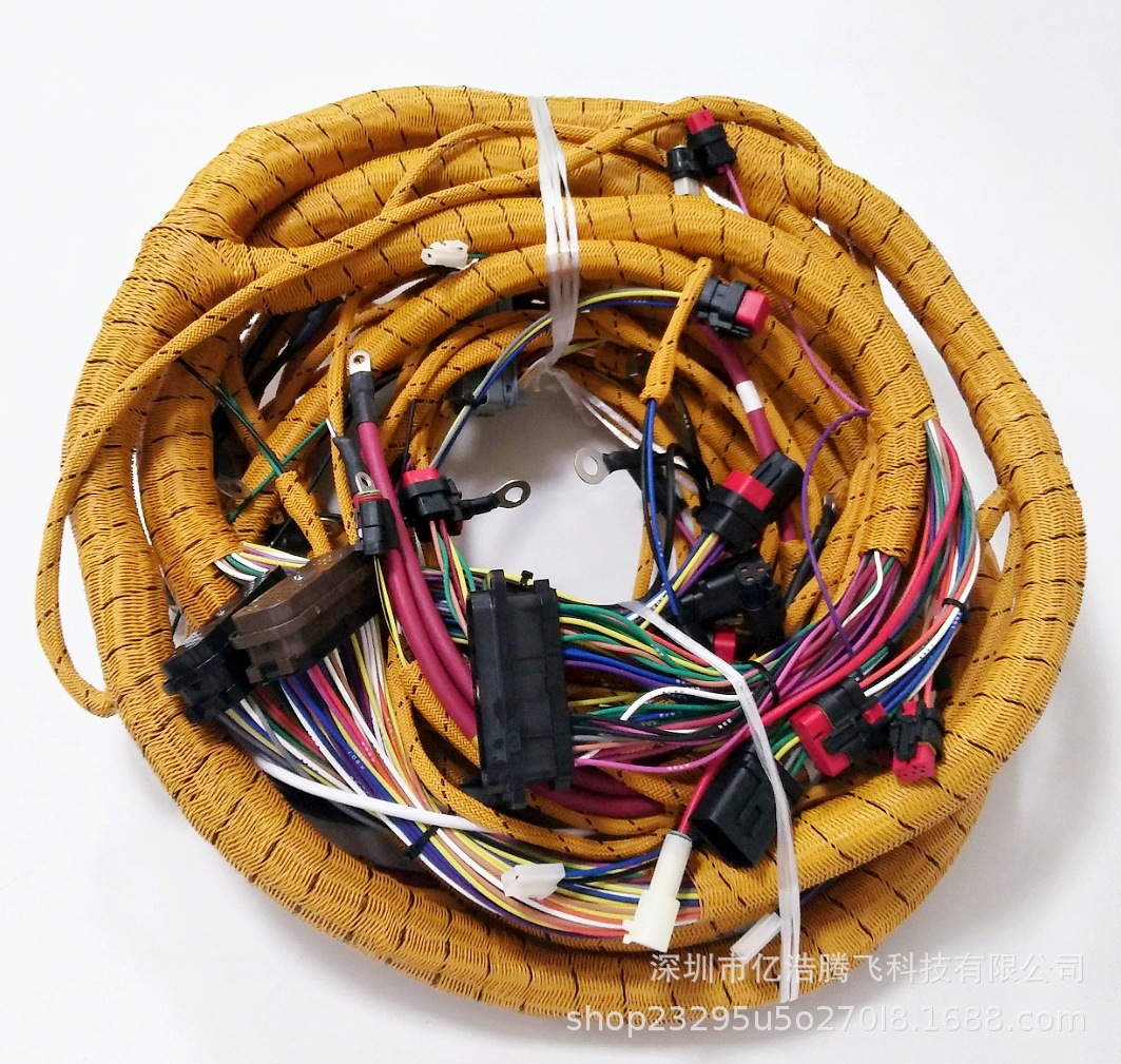 Arnés de cableado principal y externo para excavadora CAT Carter 320D, piezas originales