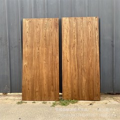 老榆木装饰板材民宿墙面护墙板实木飘窗大板酒吧桌面台面板榆木板