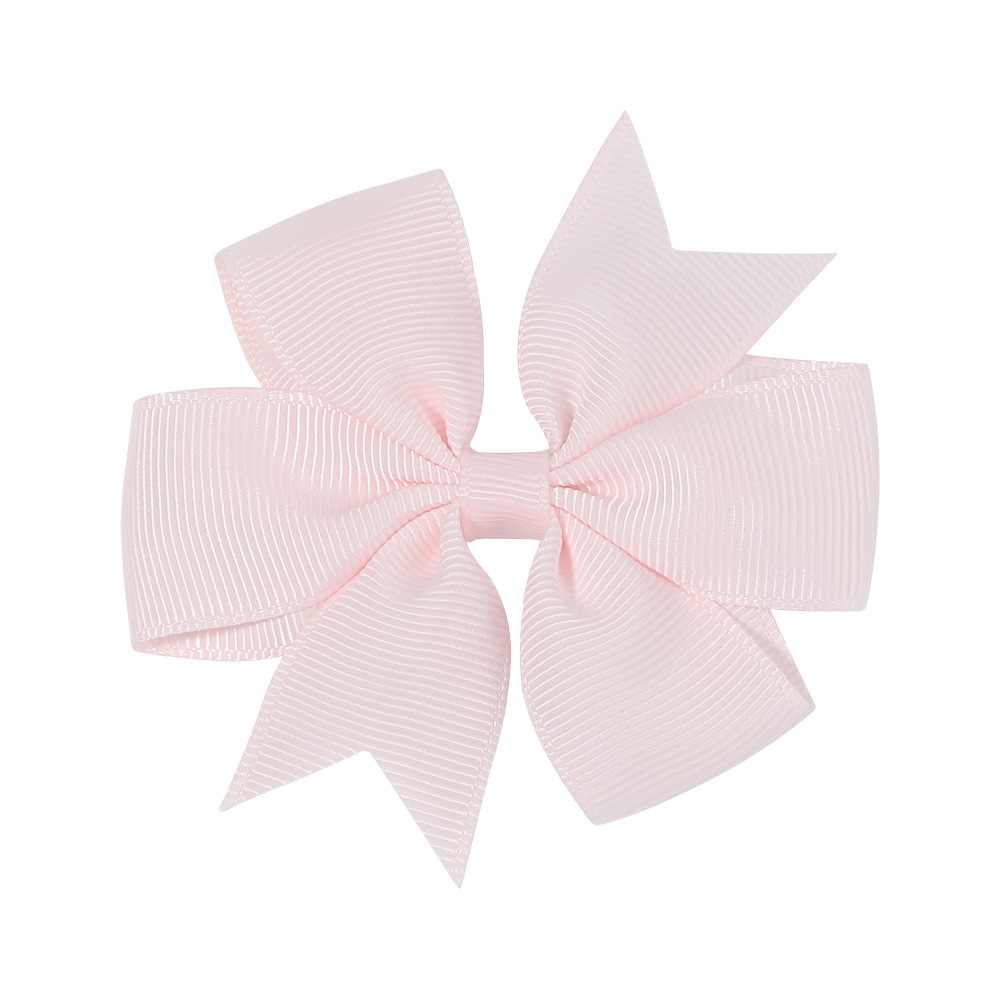 Transfronterizos Europa y América Amazon hecha a mano burbuja de flores para niños cola de golondrina en V ribbed cinta arco clip para el pelo image 30